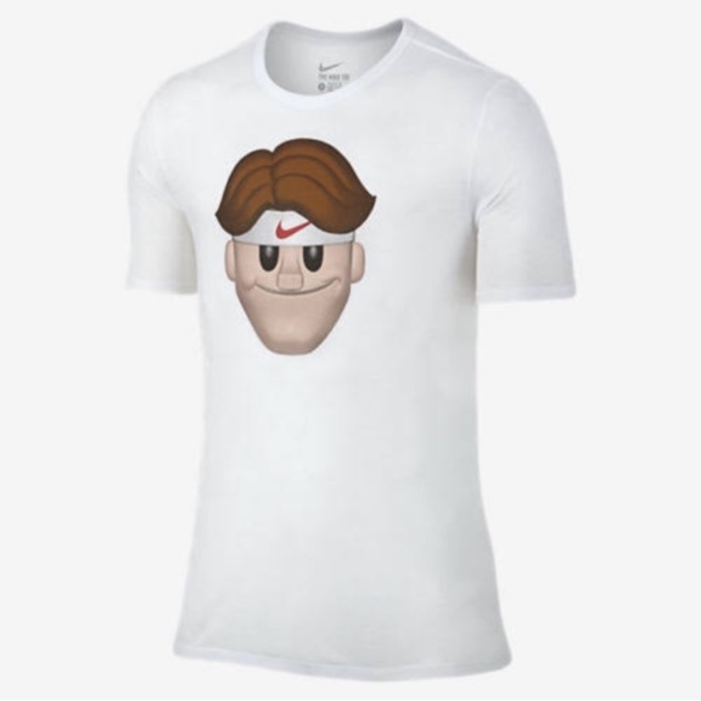 Roger Federer Emoji Large Nike Tshirt. Still in original packaging.